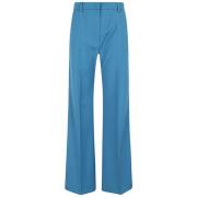 Max Mara Weekend Ull vida ben palazzo byxor Blue, Dam