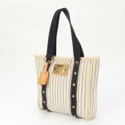 Louis Vuitton Vintage Pre-owned Canvas louis-vuitton-vskor Beige, Dam