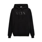 Valentino Hoodie Vltn Black, Herr