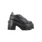 Casadei Maxxxi Läder Sneakers Black, Dam