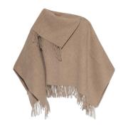 By Malene Birger Ullponcho Beige, Dam