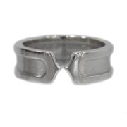 Cartier Vintage Pre-owned Vitt guld ringar Gray, Dam