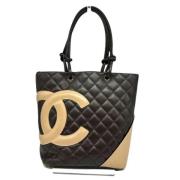 Chanel Vintage Pre-owned Laeder chanel-vskor Brown, Dam