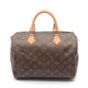 Louis Vuitton Vintage Pre-owned Canvas handvskor Brown, Dam