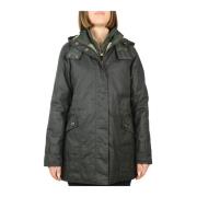 Barbour Cannich Wax Light Jacket Green, Dam