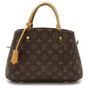 Louis Vuitton Vintage Pre-owned Canvas handvskor Brown, Dam