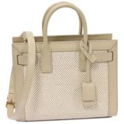 Yves Saint Laurent Vintage Pre-owned Laeder handvskor Beige, Dam