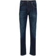 Dondup Indigo Blue Slim Cut Denim Jeans Blue, Herr