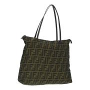 Fendi Vintage Pre-owned Canvas fendi-vskor Brown, Dam