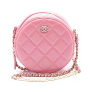 Chanel Vintage Pre-owned Laeder chanel-vskor Pink, Dam