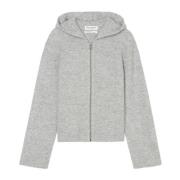 Marc O'Polo Oversized huvtröja kofta Gray, Dam