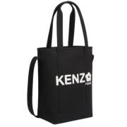 Kenzo Svart Toteväska Snygg Black, Unisex