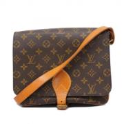 Louis Vuitton Vintage Pre-owned Tyg louis-vuitton-vskor Brown, Dam