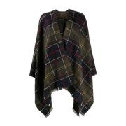 Barbour Klassisk Tartan Ull Halsduk Grön Green, Herr