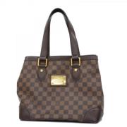 Louis Vuitton Vintage Pre-owned Tyg louis-vuitton-vskor Brown, Dam