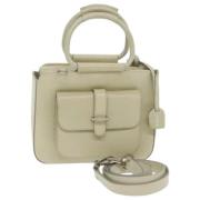 Gucci Vintage Pre-owned Laeder handvskor Beige, Dam