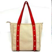 Louis Vuitton Vintage Pre-owned Canvas handvskor Beige, Dam