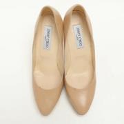 Jimmy Choo Pre-owned Pre-owned Laeder klackskor Beige, Dam