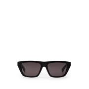 Bottega Veneta Svarta Acetat Solglasögon Black, Dam