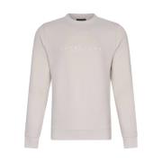 Cavallaro R-Neck Sweatshirt White, Herr