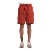 President's Bermuda shorts med dragsko i midjan Red, Herr