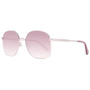 Ted Baker Guld Kvinnor Solglasögon Kvadratisk Gradient Pink, Dam