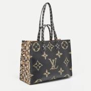 Louis Vuitton Vintage Pre-owned Canvas totevskor Black, Dam