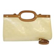 Louis Vuitton Vintage Pre-owned Laeder handvskor Beige, Dam