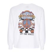 Vans Vit Dam Långärmad T-shirt White, Dam