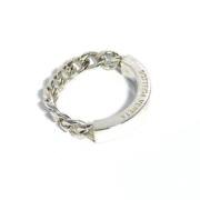 Bottega Veneta Vintage Pre-owned Silver ringar Gray, Dam