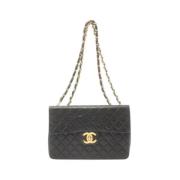 Chanel Vintage Pre-owned Laeder chanel-vskor Black, Dam