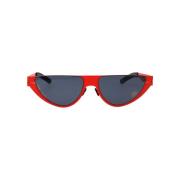 Mykita Stiliga Kitt Solglasögon för soliga dagar Red, Unisex