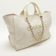 Chanel Vintage Pre-owned Laeder chanel-vskor Beige, Dam