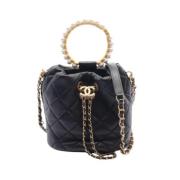 Chanel Vintage Pre-owned Laeder chanel-vskor Black, Dam