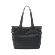 Chanel Vintage Pre-owned Nylon chanel-vskor Black, Dam