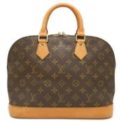 Louis Vuitton Vintage Pre-owned Canvas handvskor Brown, Dam