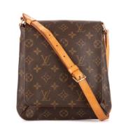 Louis Vuitton Vintage Pre-owned Canvas louis-vuitton-vskor Brown, Dam