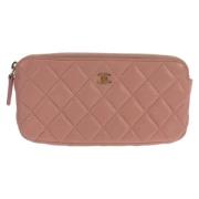 Chanel Vintage Pre-owned Laeder chanel-vskor Pink, Dam