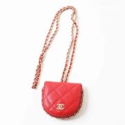 Chanel Vintage Pre-owned Laeder plnbcker Red, Dam