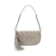 Chanel Vintage Pre-owned Laeder chanel-vskor Gray, Dam