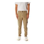 Stone Island Tapered Fit Cargo Byxor Beige, Herr