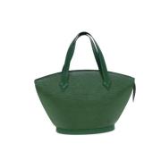 Louis Vuitton Vintage Pre-owned Tyg handvskor Green, Dam