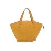 Louis Vuitton Vintage Pre-owned Tyg handvskor Yellow, Dam