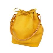 Louis Vuitton Vintage Pre-owned Tyg louis-vuitton-vskor Yellow, Dam