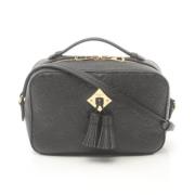 Louis Vuitton Vintage Pre-owned Laeder crossbodyvskor Black, Dam