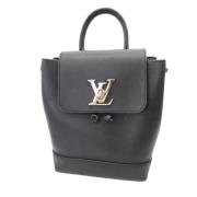 Louis Vuitton Vintage Pre-owned Laeder ryggsckar Black, Dam