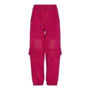 Circus Hotel Fuchsia Cargo Byxor med Lurex Pink, Dam