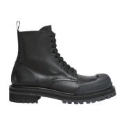 Marni Svarta Combat Boots Black, Herr