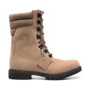 Timberland Grå Nubuck Vattentäta Snörstövlar Brown, Herr