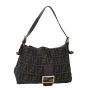 Fendi Vintage Pre-owned Canvas fendi-vskor Brown, Dam